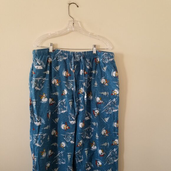 Joe Boxer Christmas Holiday Snowman Pajama Pants Plus size XL Elastic Waist - Picture 2 of 9